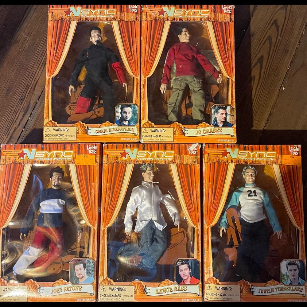 NSYNC Collectible Marionette dolls - Set of 5